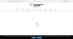 Desktop Screenshot of philharmoniesalzburg.at